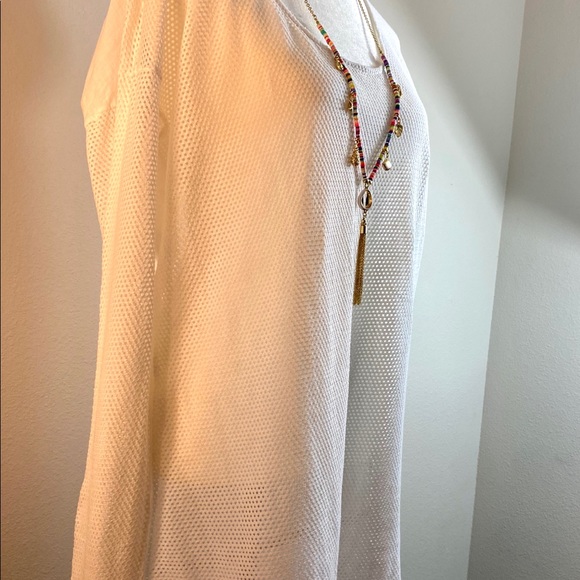 Michael Stars Linen & Mesh Tunic - Picture 5 of 14